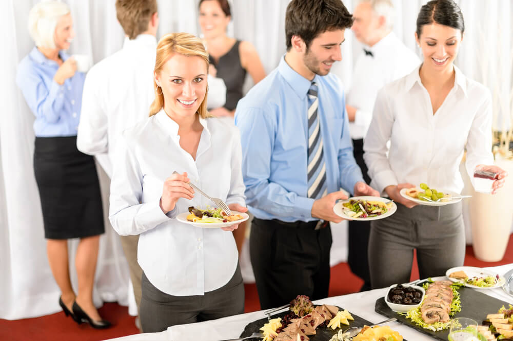 business event catering CandyBox Images shutterstock 103750655 verwendet