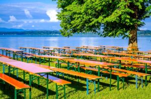 Bierzeltgarnitur mieten für Festivals