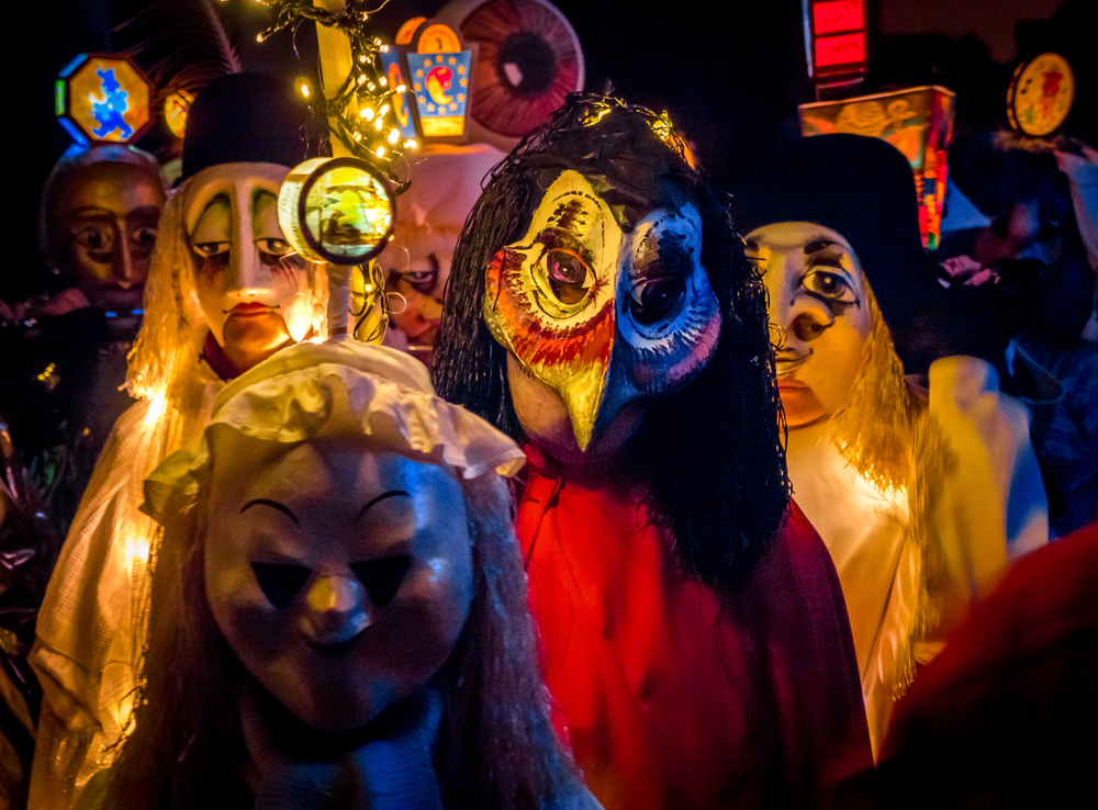 Morgestraich,,Carnival,Procession,At,Night,,Basler,Fasnacht,,Carnival,Of,Basel,