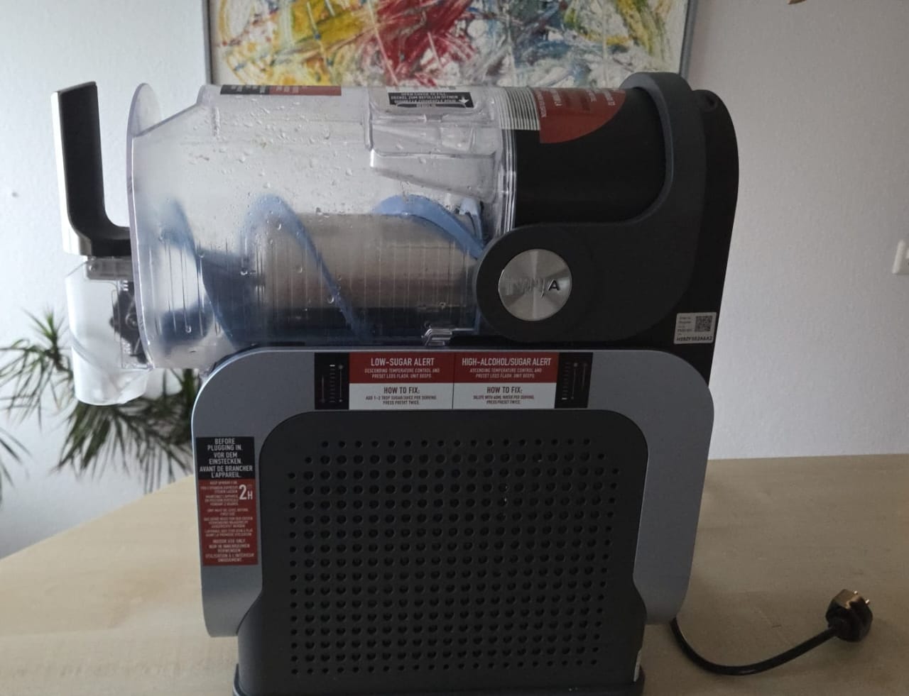 Slush-Eis mit Ninja Maschine