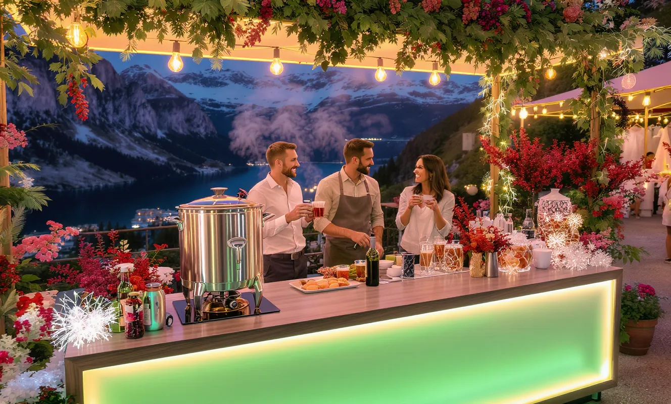 Glühweinkocher mieten für Sommer‑Nacht‑Events