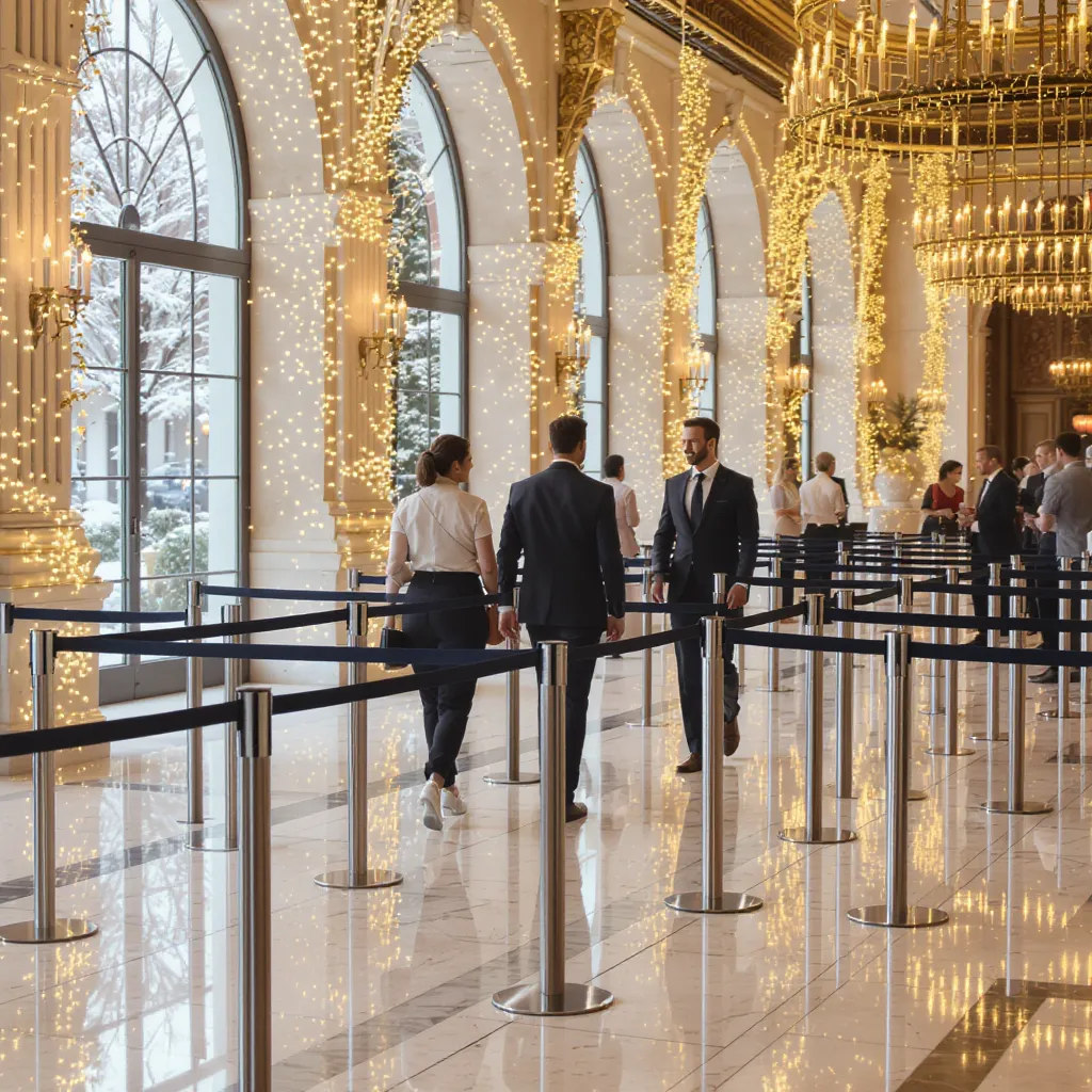 Personenleitsystem mieten Sicherheit und Organisation für Events