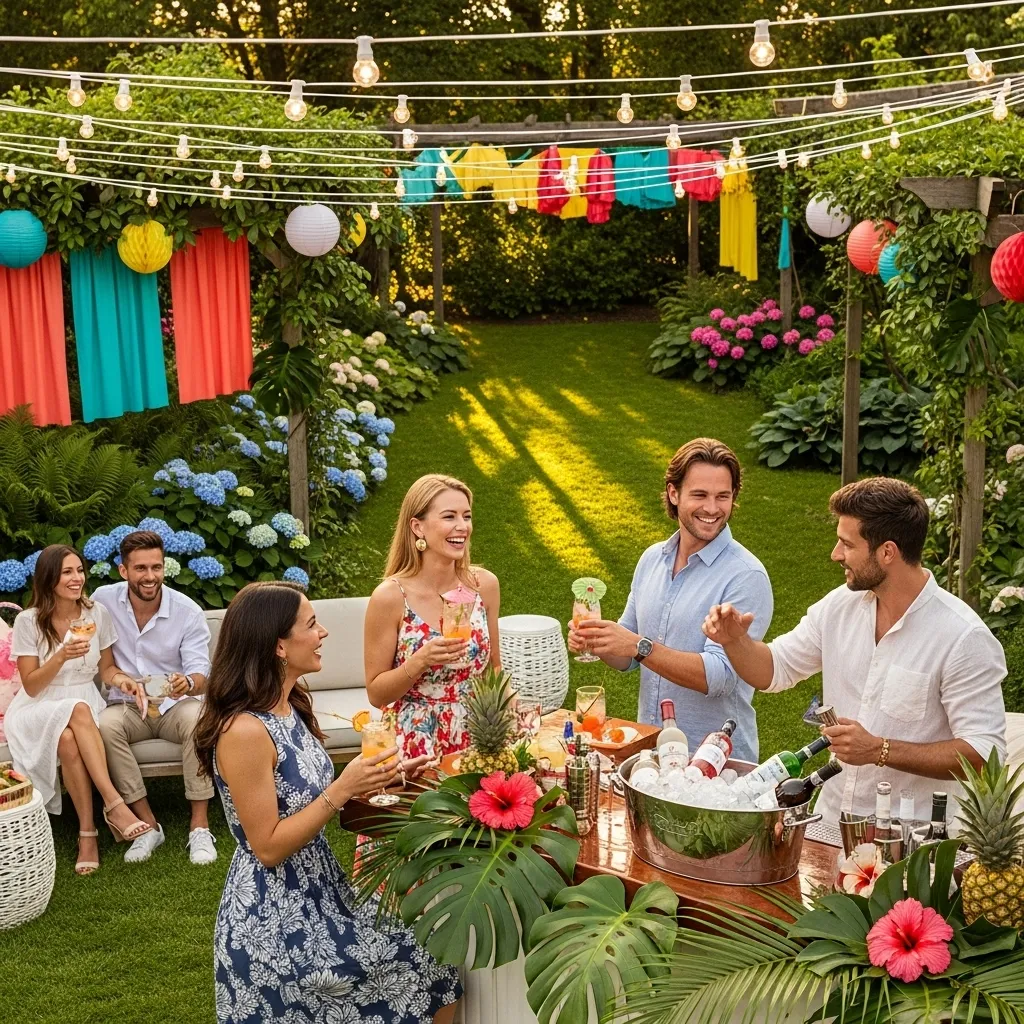 Sommerparty mit Getränken und Freunden. Tipps für eine unvergessliche Sommerparty 2026