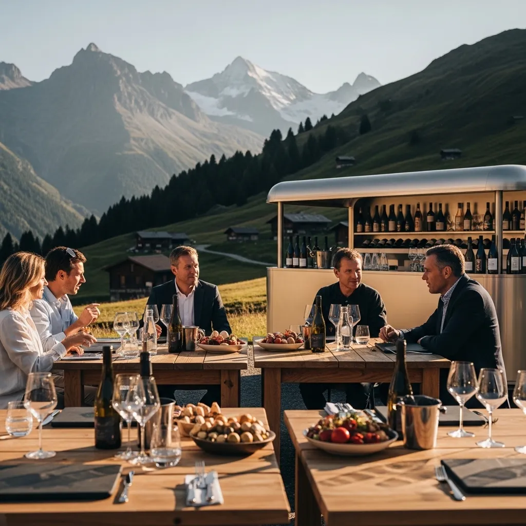Grill-Workshop in den Bergen genießen. Grill-Workshop mit Weindegustation planen
