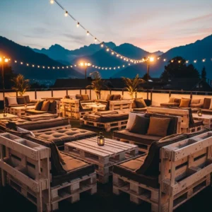 Palettenmöbel Outdoor mieten: Nachhaltige Trends