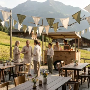 Wimpelketten mieten für Hochzeiten 