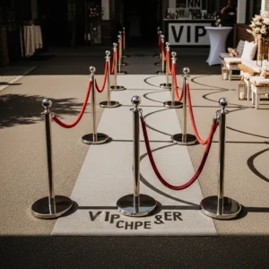 Personenleitsysteme für Events mieten