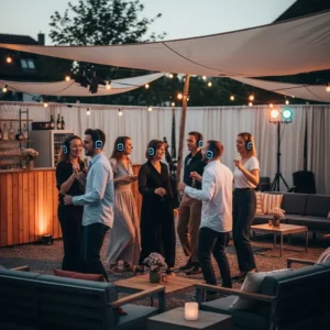 Silent Party Event organisieren 