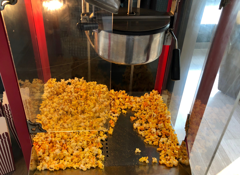 Popcornmaschine zum Mieten Full Service