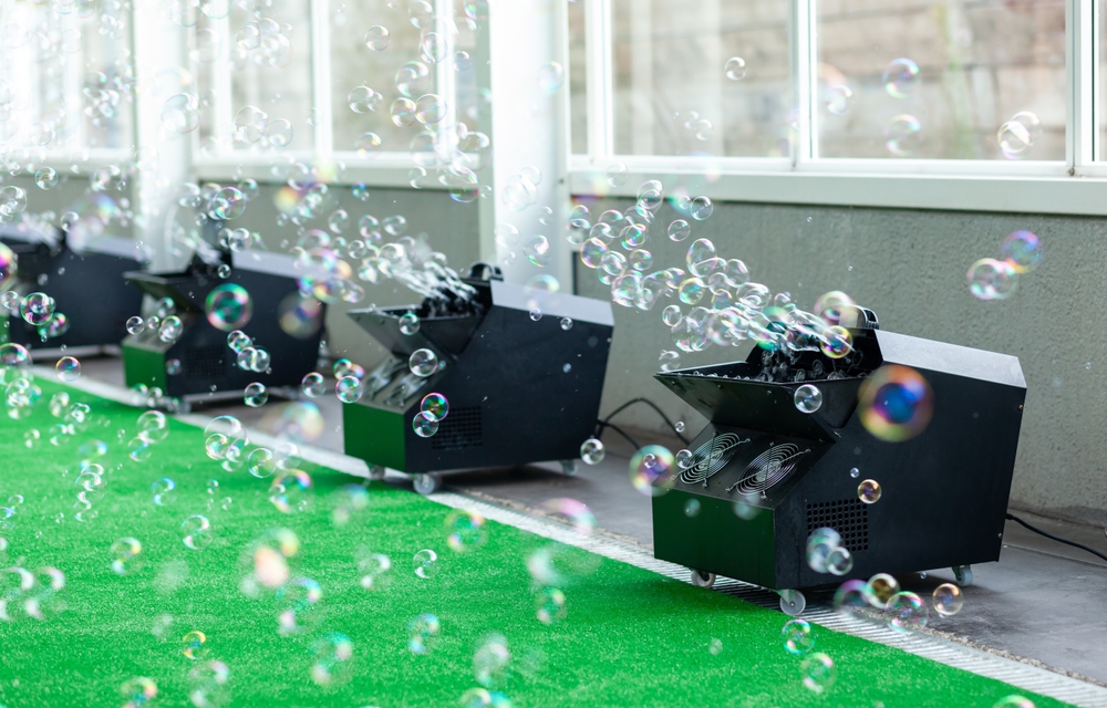 Seifenblasenmaschine für Hochzeit mieten