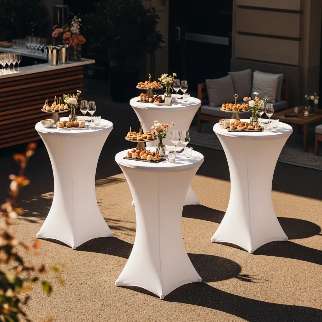 Event Catering Stehtischhussen mieten
