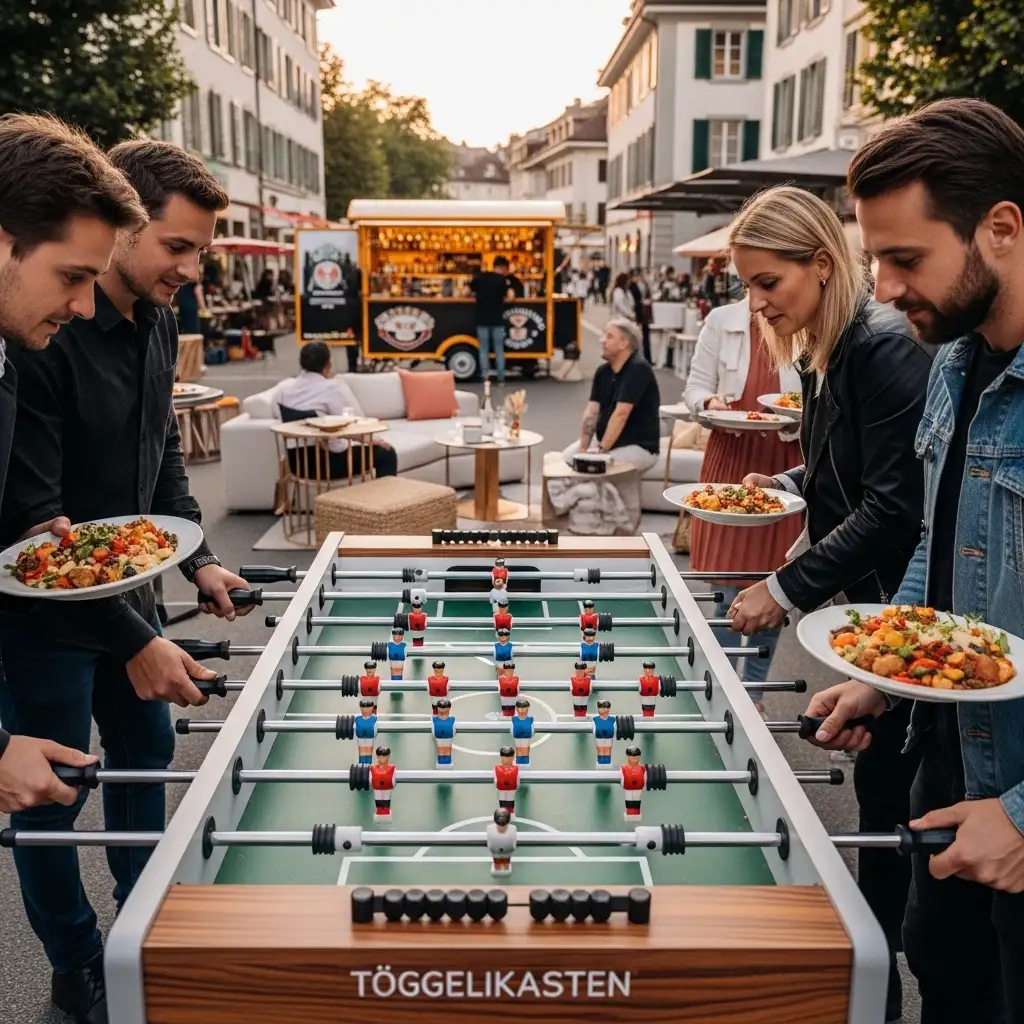 Töggelikasten mieten in der Schweiz