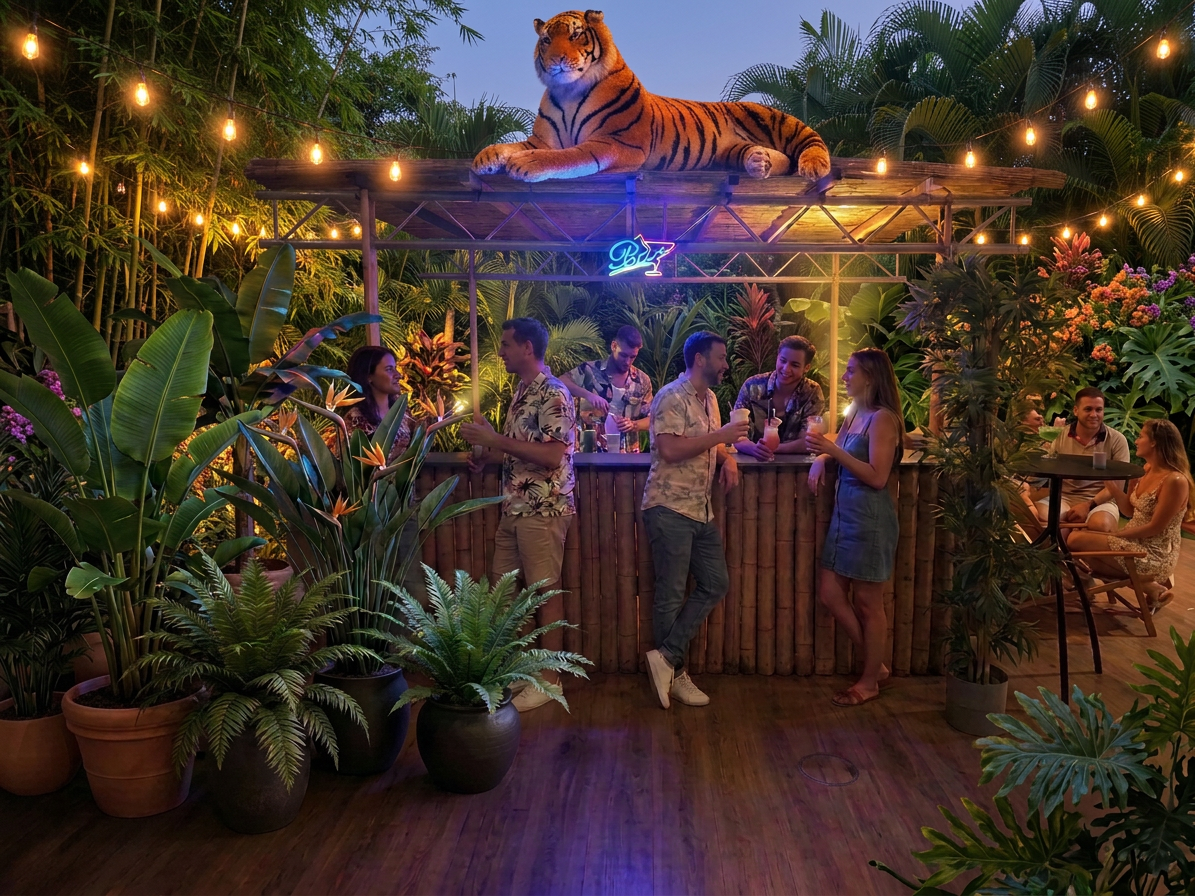 Bar für Gartenparty mieten