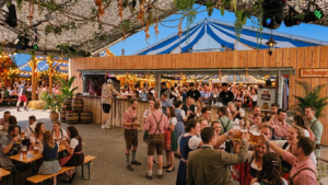 rustikale Bar und Stehtische mieten für Oktoberfest