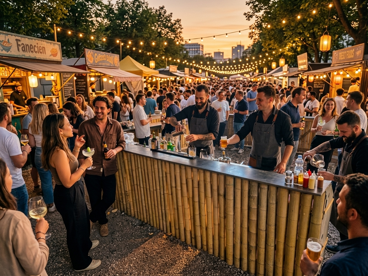 Modernes Bar Catering Konzept