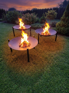 Feuerschale mieten Fotoshooting