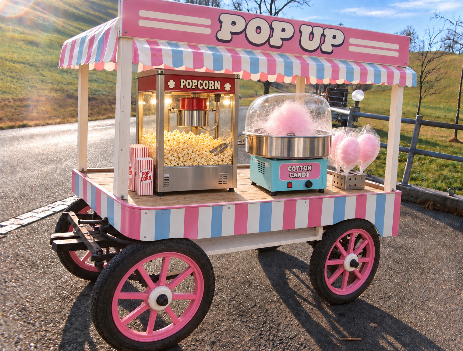 Popcorn Wagen mieten