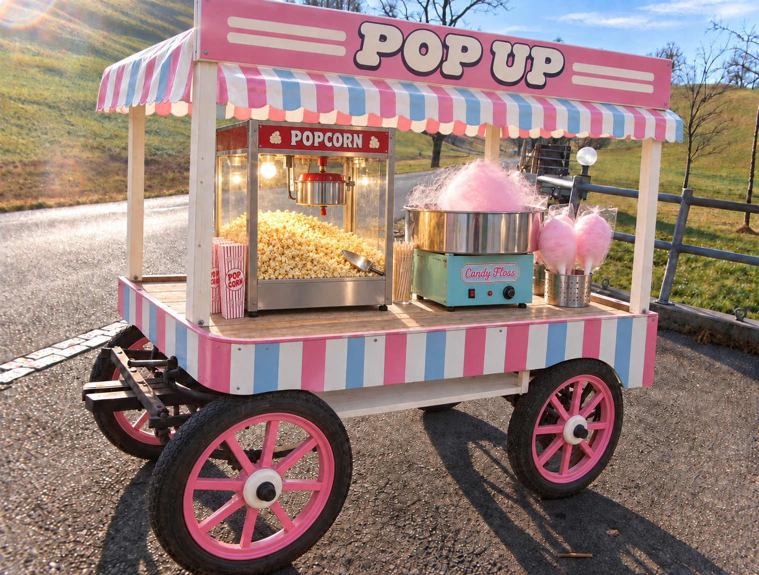 Zuckerwatte Stand mieten