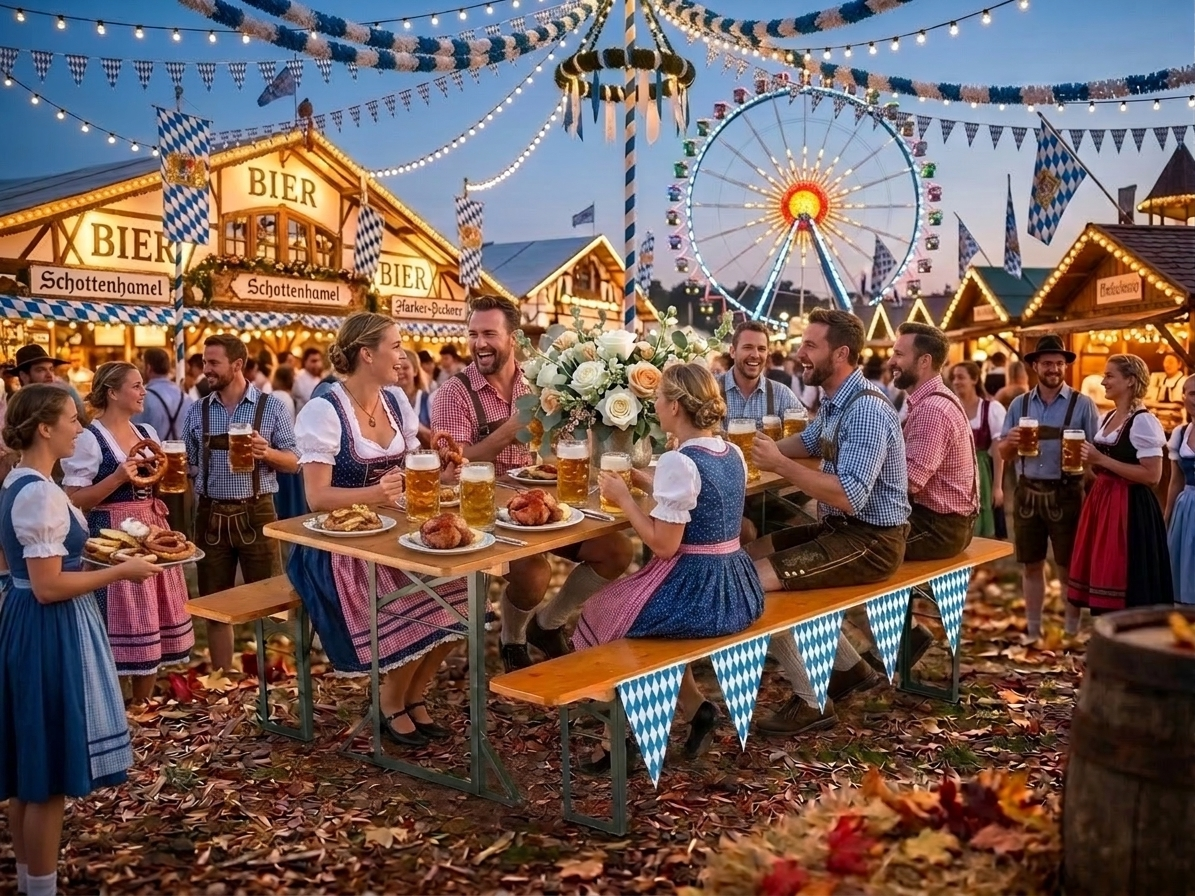 Oktoberfest Dekoration mieten: Getränketrends 2026