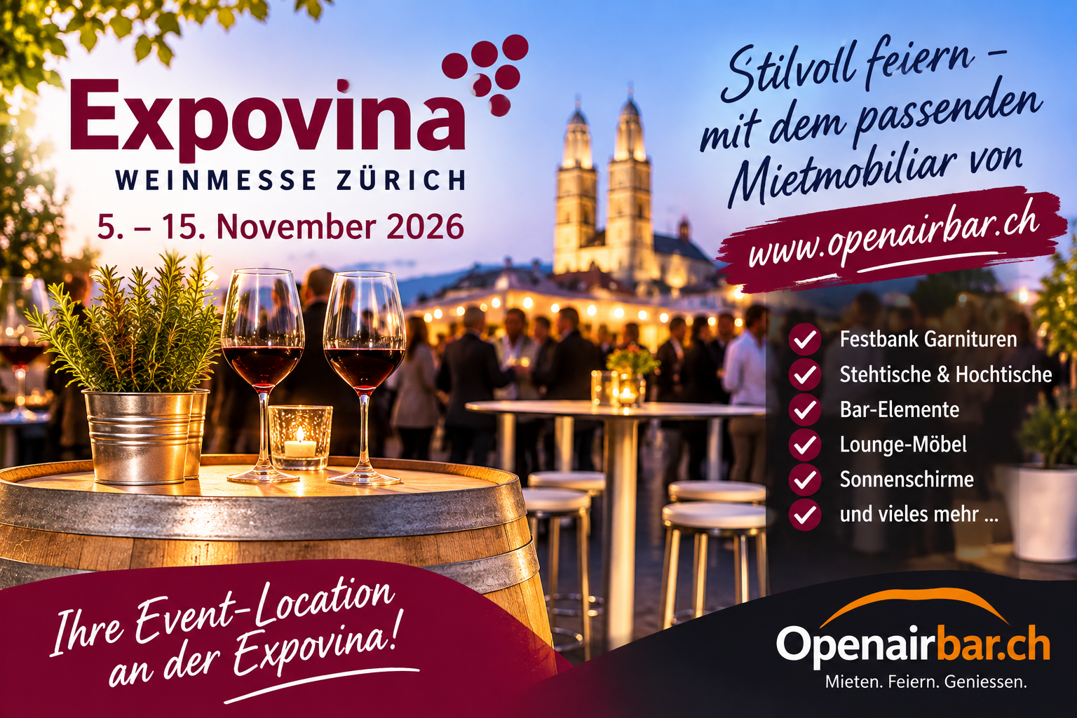 Expovina 2026 in Zürich