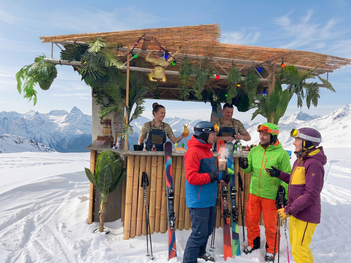Apres Skibar mieten: Winterbar-Ideen für Feiern
